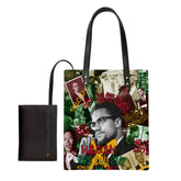 Malcolm X Leather Ordinary Tote Bag